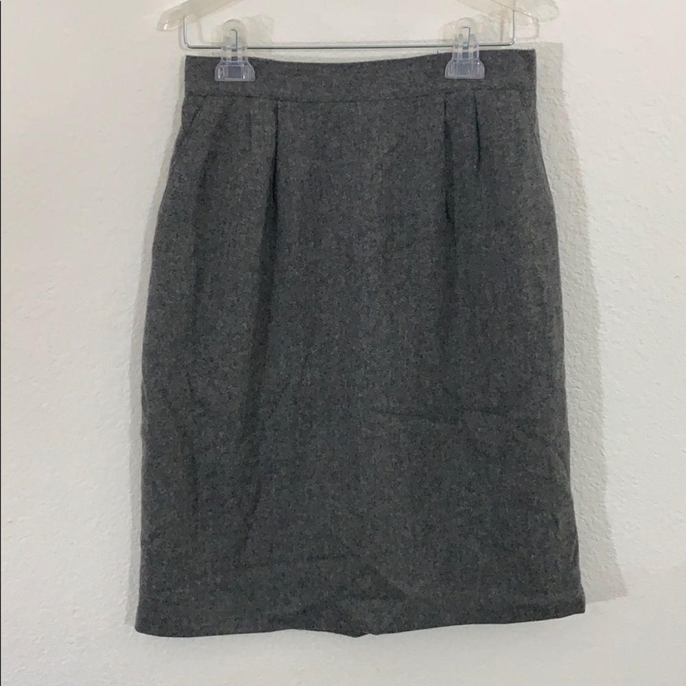 Vtg sag harbor wool skirt-12